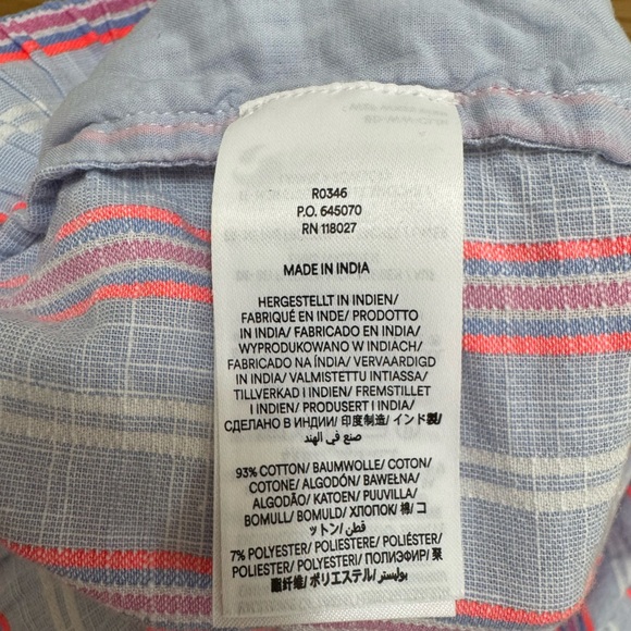 Boden Striped Tassel Shorts | Size 10 US | Cotton Blend Summer Lounge - Picture 10 of 10